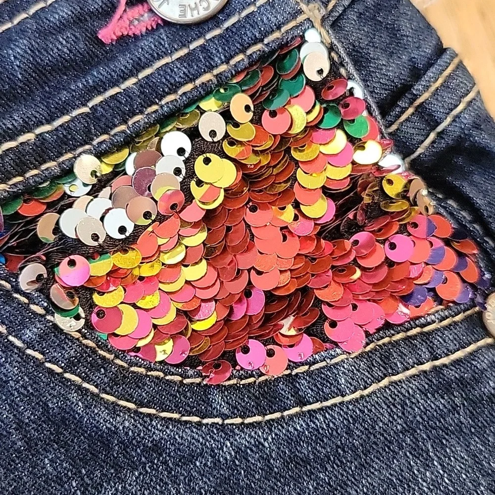 Girls Jordache Overall shorts. L (10/12)