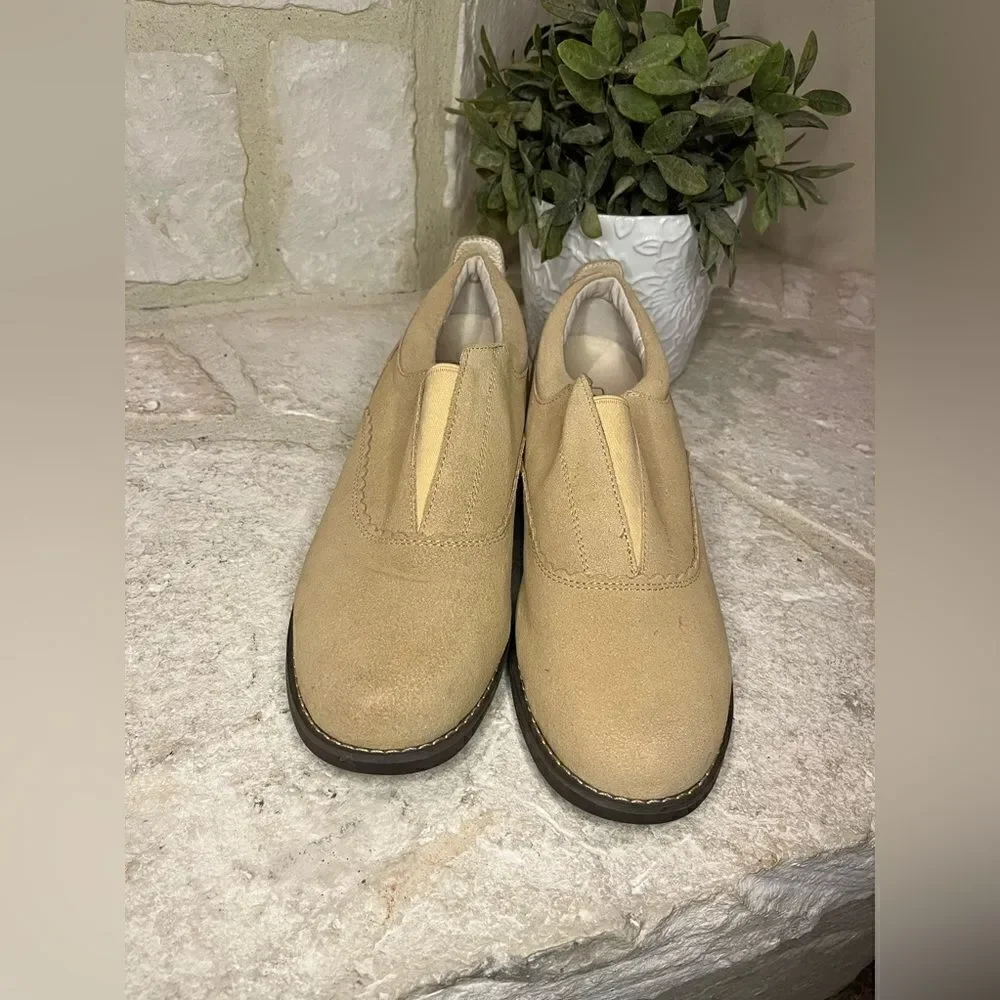 Spenco Orthotic Leather Loafers Paradise wheat sz 9D