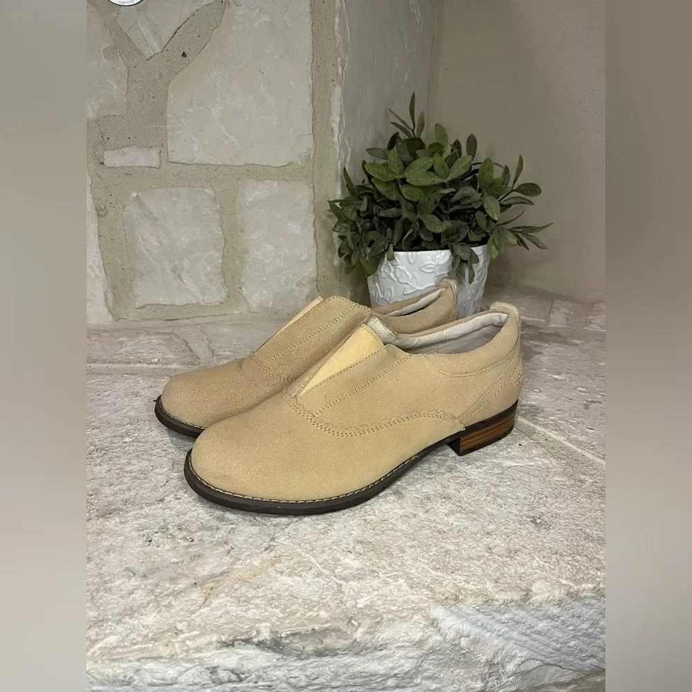 Spenco Orthotic Leather Loafers Paradise wheat sz 9D