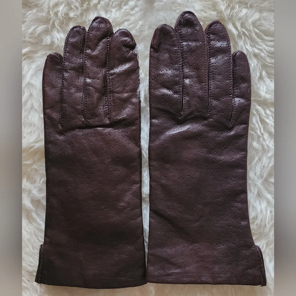 NWOT VTG Fownes Leather Gloves