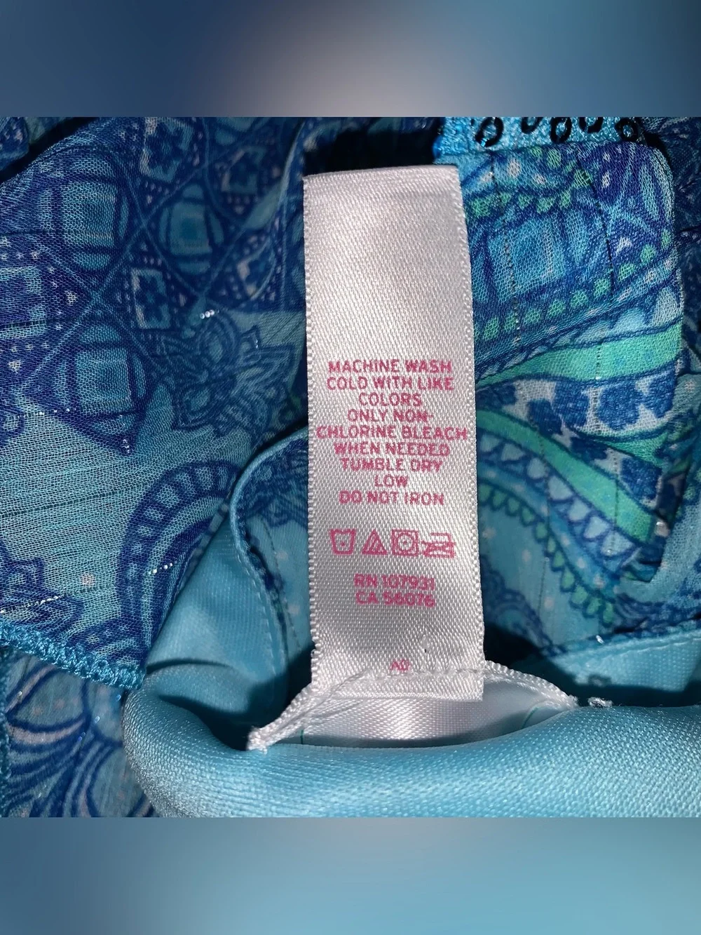 Justice Girl's blue Maxi floral/paisley Dress size 16