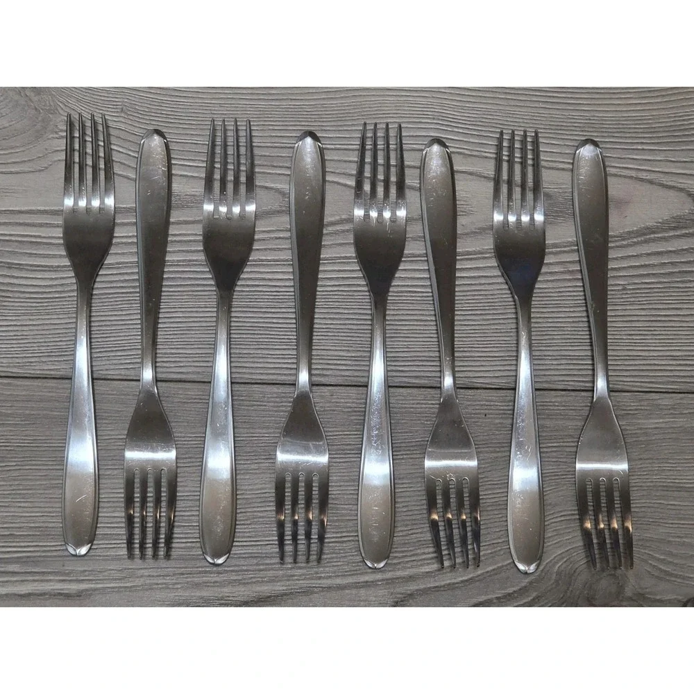 (29) JA Henckels GEM SATIN Stainless‎ 18/10 Outlined Flatware Lot Forks Spoons