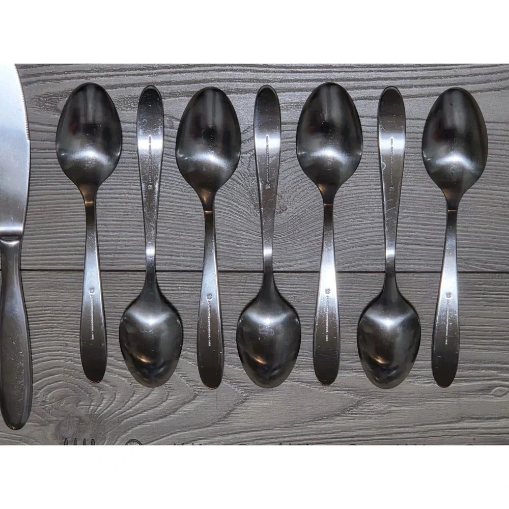 (29) JA Henckels GEM SATIN Stainless‎ 18/10 Outlined Flatware Lot Forks Spoons