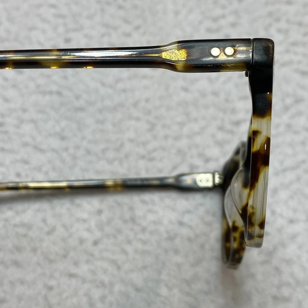 Raen Marin 48 Eyeglasses Brown Havana Brindle Tortoise 48-18-145 Handmade