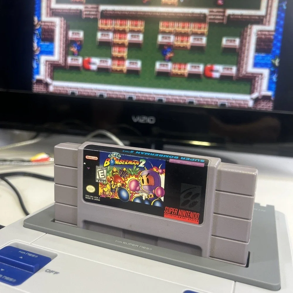 Super Bomberman 2 SNES‎ Tested And Working