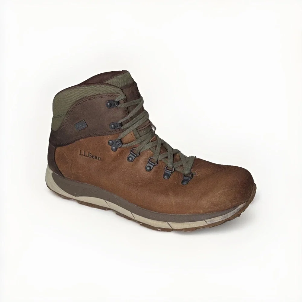 LL Bean Women's TEK 2.5 Waterproof Hiking Boots Brown Leather Size 13 #507251