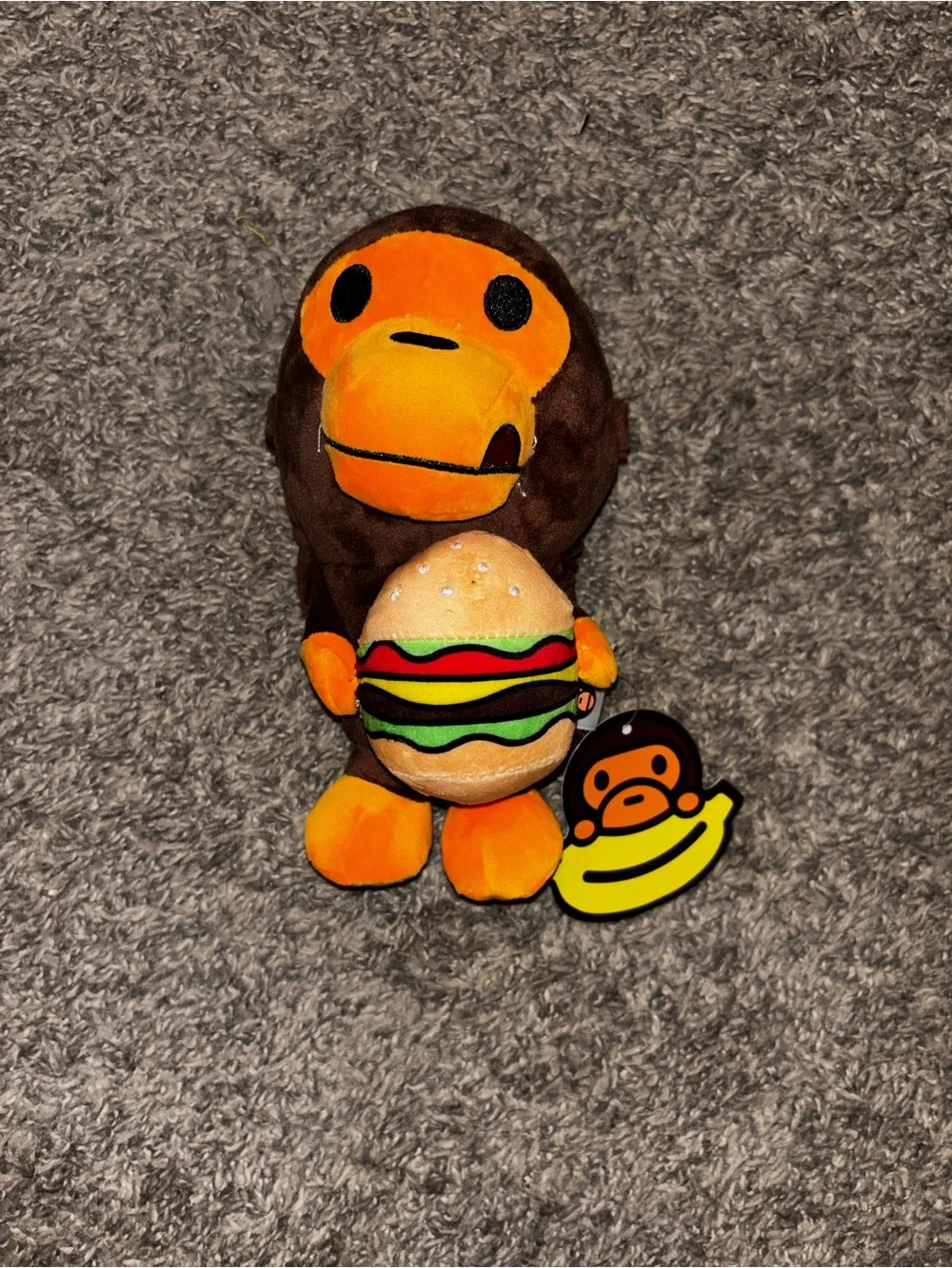 Baby Milo Plush  Cell Phone Bag Pouch Burger NWT