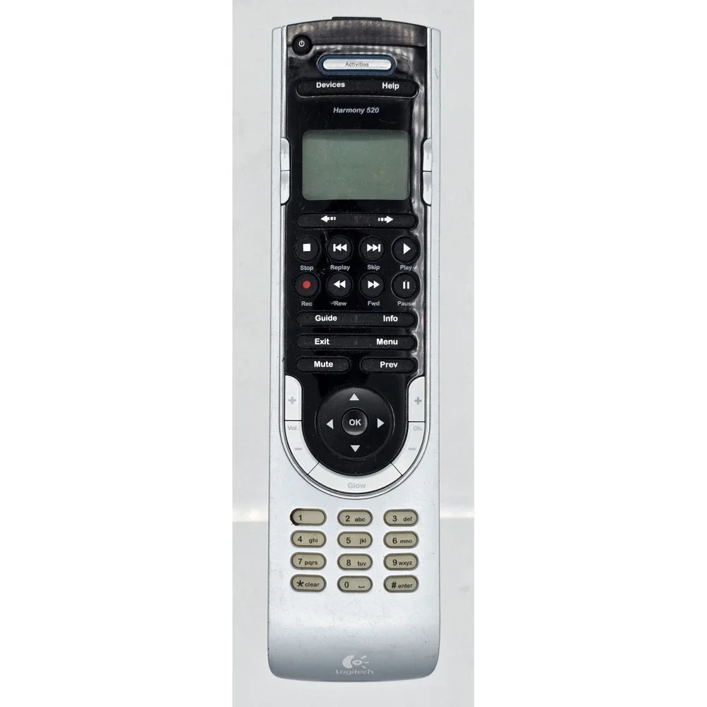 Logitech Harmony 520 Universal Remote TESTED Clean Programmable Pre-owned‎