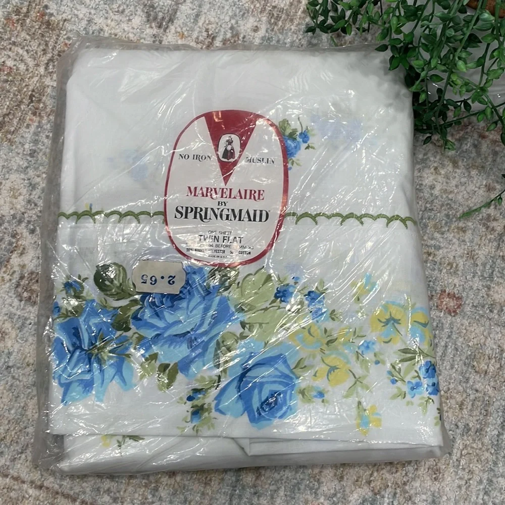 VINTAGE SPRINGMAID FLAT SHEET