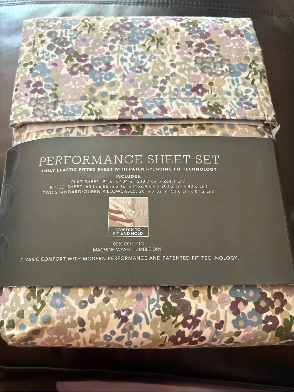 Target Performance Sheet Set in Lavender, Green, Blue, Cream