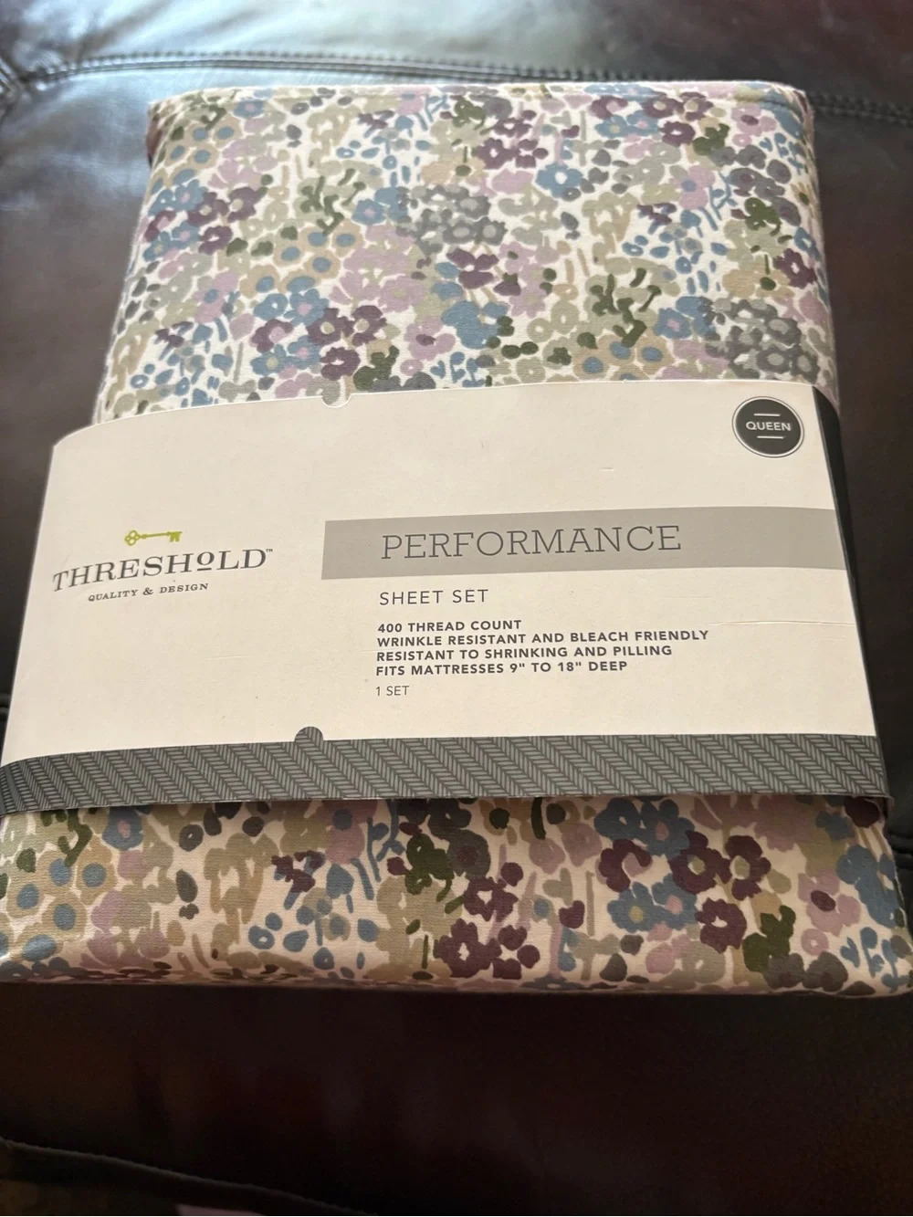 Target Performance Sheet Set in Lavender, Green, Blue, Cream