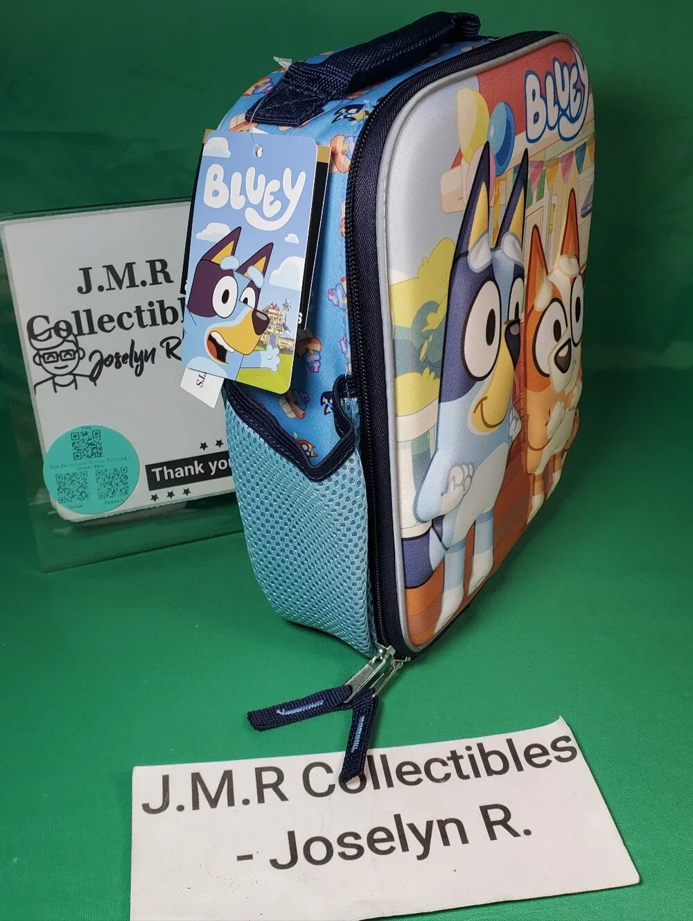 NEW Bluey & Bingo Kids Insulated Lunch Box | 3D Raised Soft Lunch Bag Reusable