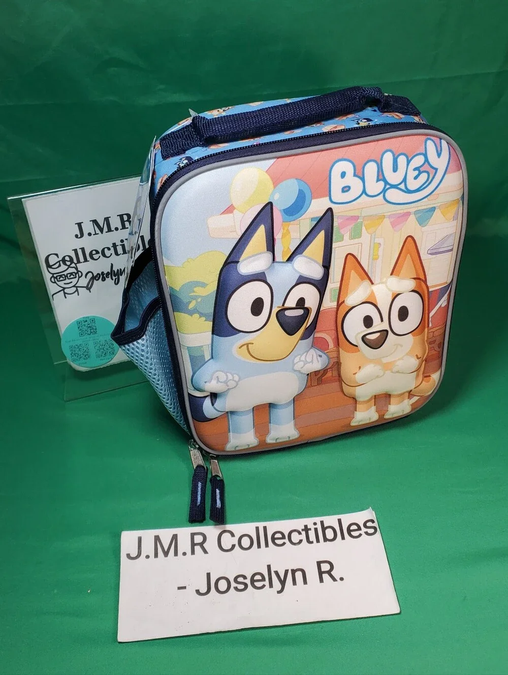 NEW Bluey & Bingo Kids Insulated Lunch Box | 3D Raised Soft Lunch Bag Reusable
