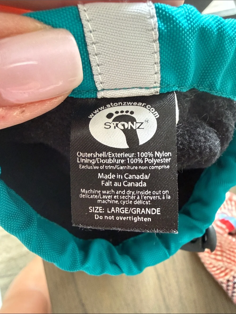 Stonz Teal Kids Waterproof Booties with Pink Dragonfly Accent