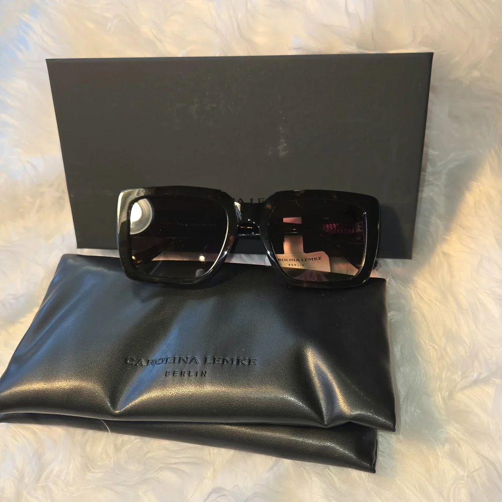 Carolina Lemke Roma Demi Women’s Square Sunglasses Brown Tortoiseshell Unisex