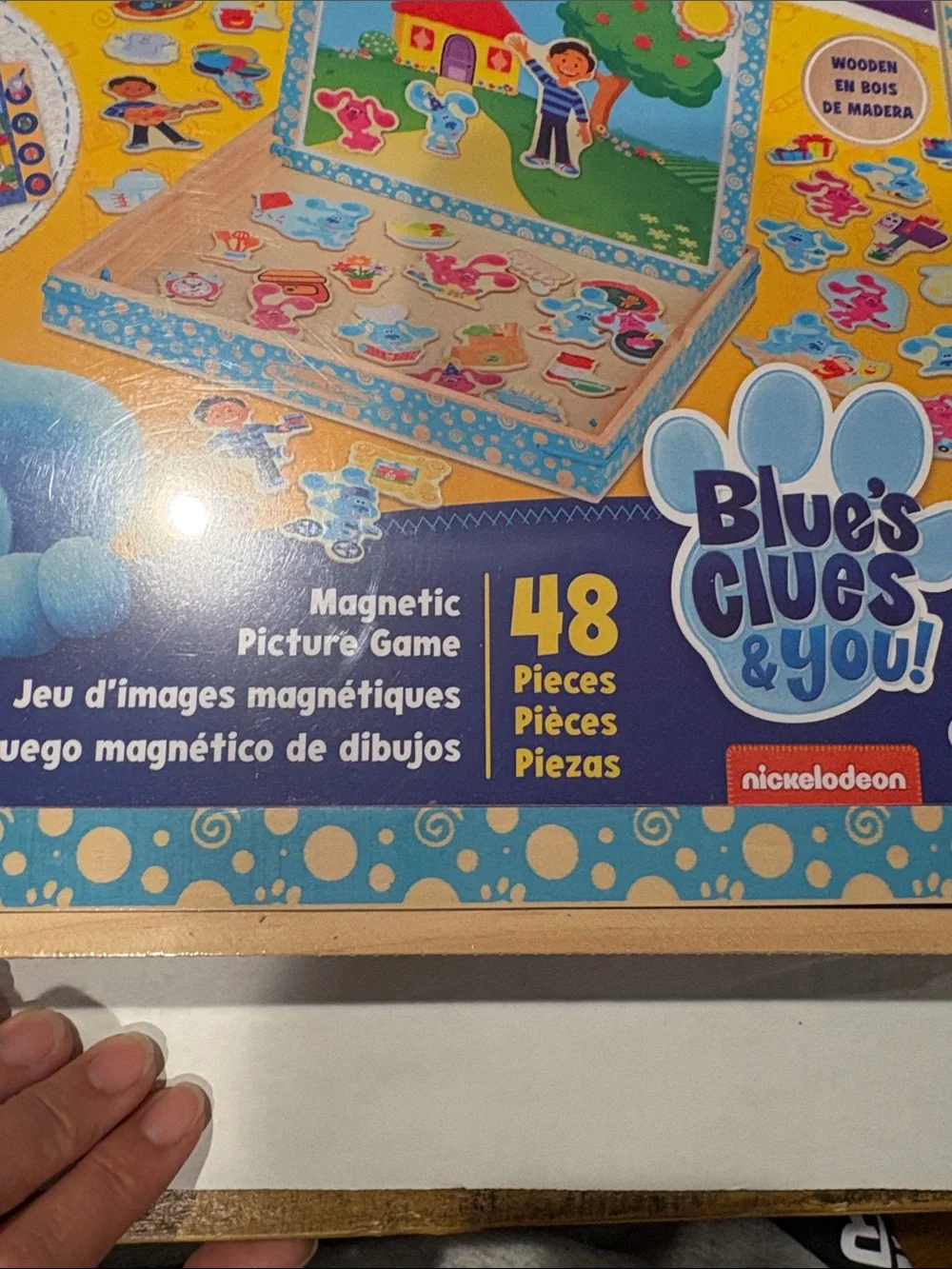Melissa & Doug Blue's Clues & You Magnetic Picture Game - Blue