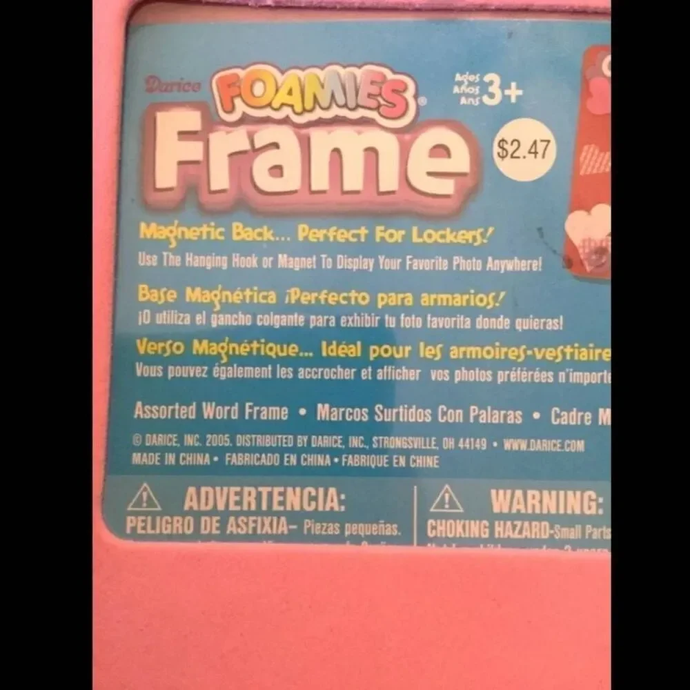 Foamies foamier frame
