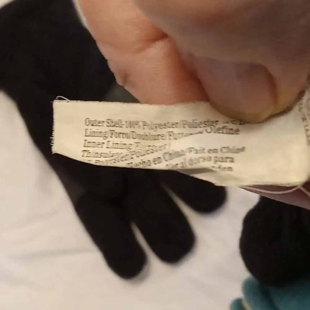 Women's Black Gloves