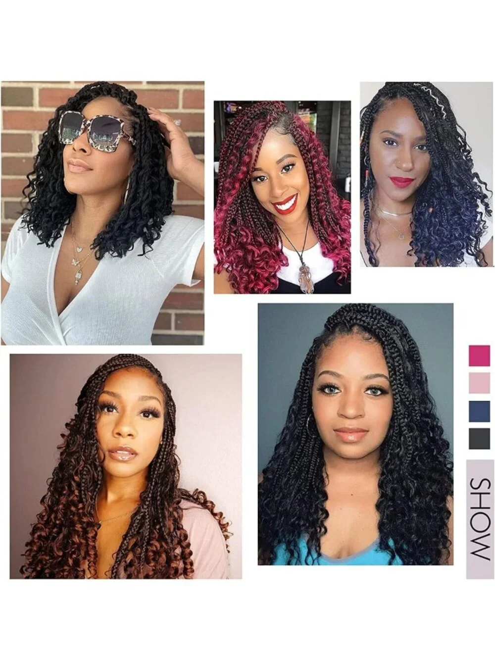 Goddess Box Braids Crochet Hair 16