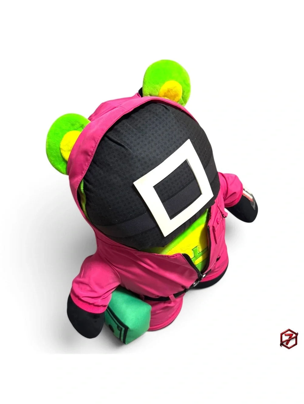 Sprayground Squid Game Pink Soldier Bear Backpack NWT Complete
