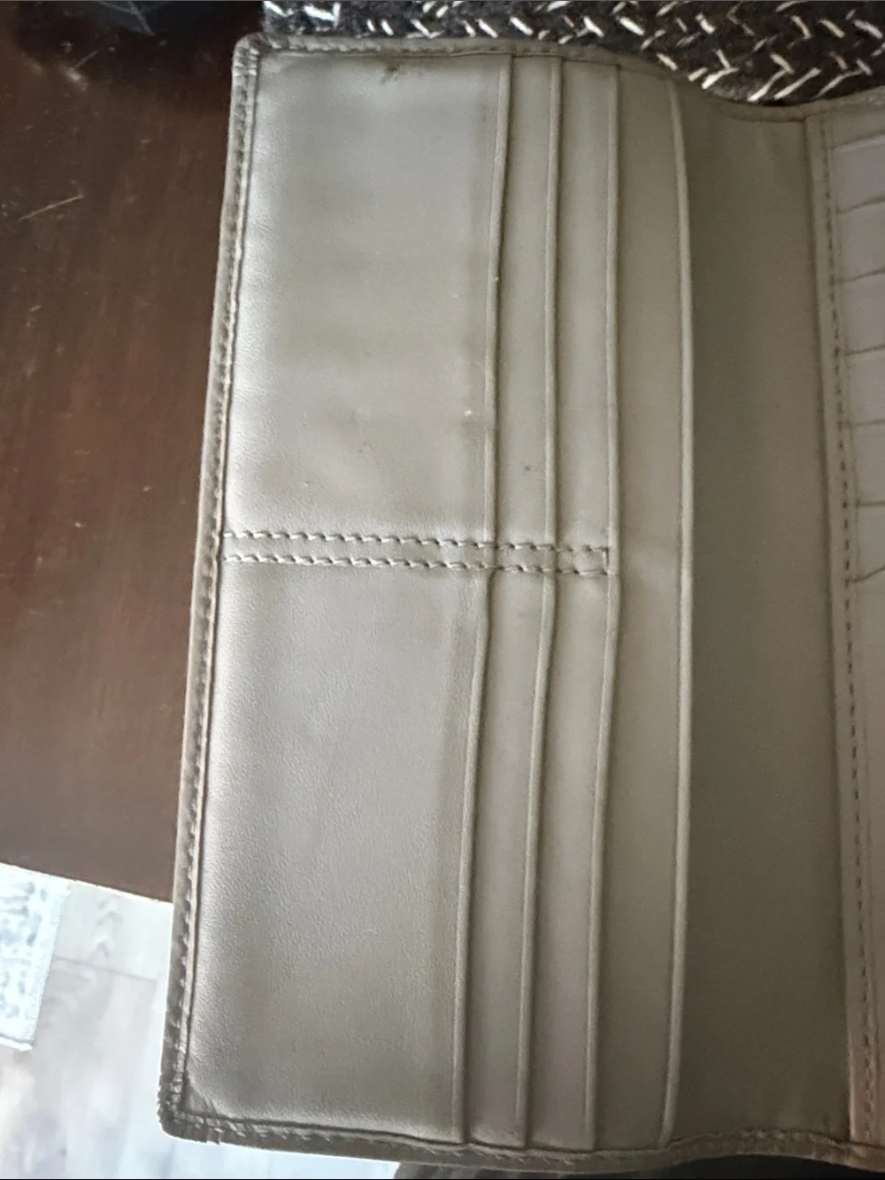 Coach Optic Signature C Turnlock Slim Envelope Wallet