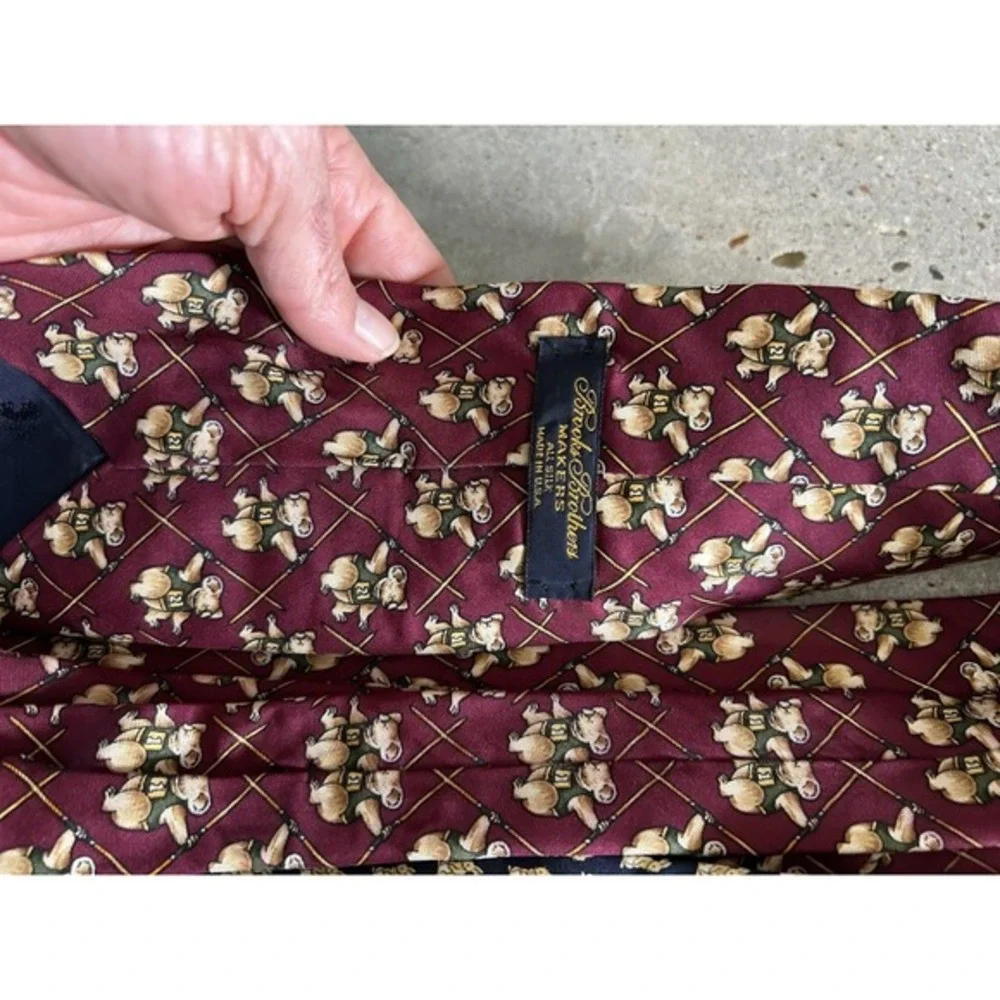 Brooks Brothers Makers Tie Necktie Lot Circus Animals Silk‎ VGUC