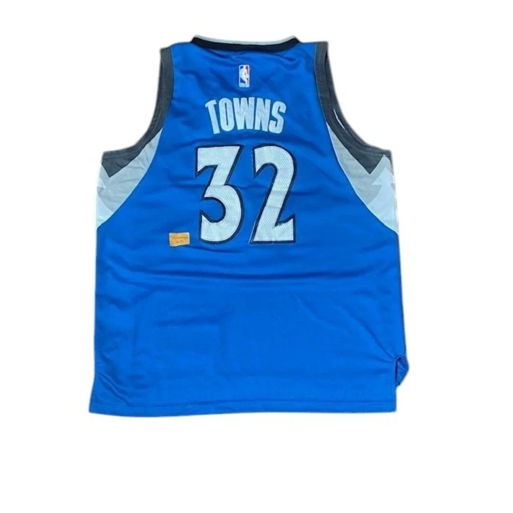 Karl Anthony Towns Minnesota Timberwolves Adidas‎ Basketball Jersey Mens SMALL
