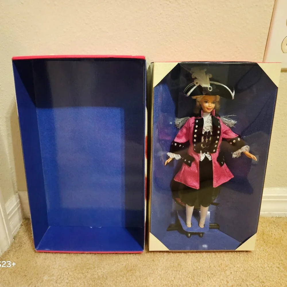 NRFB FAO SCHWARTZ EXCLUSIVE GEORGE WASHINGTON AMERICAN BEAUTIES BARBIE DOLL
