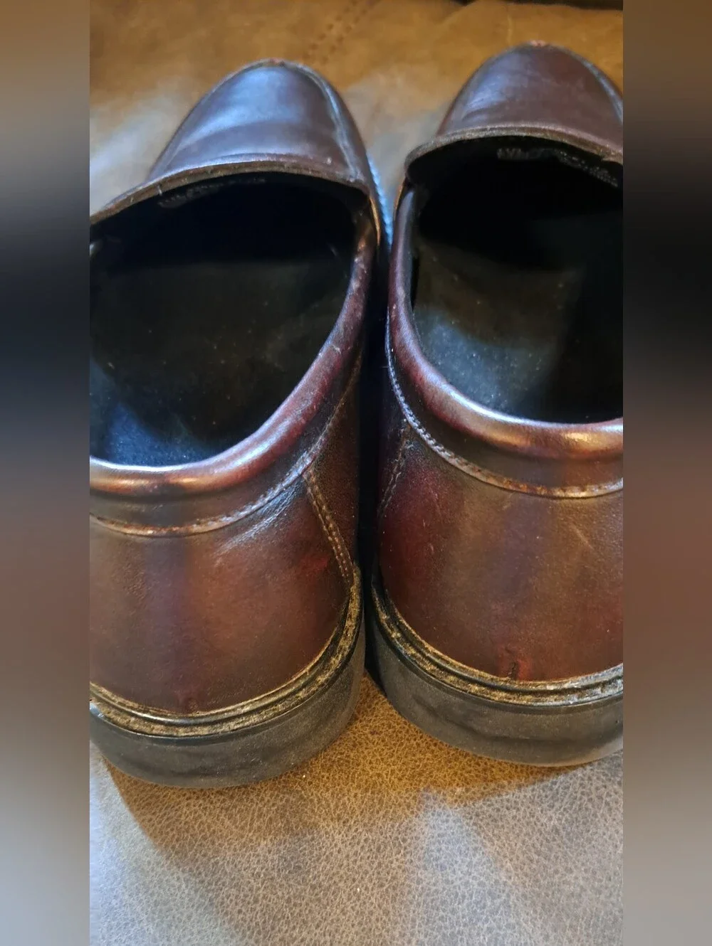Mens Drew Essex Dress Shoe, 11 N  Burgundy Leather Clean Business Church