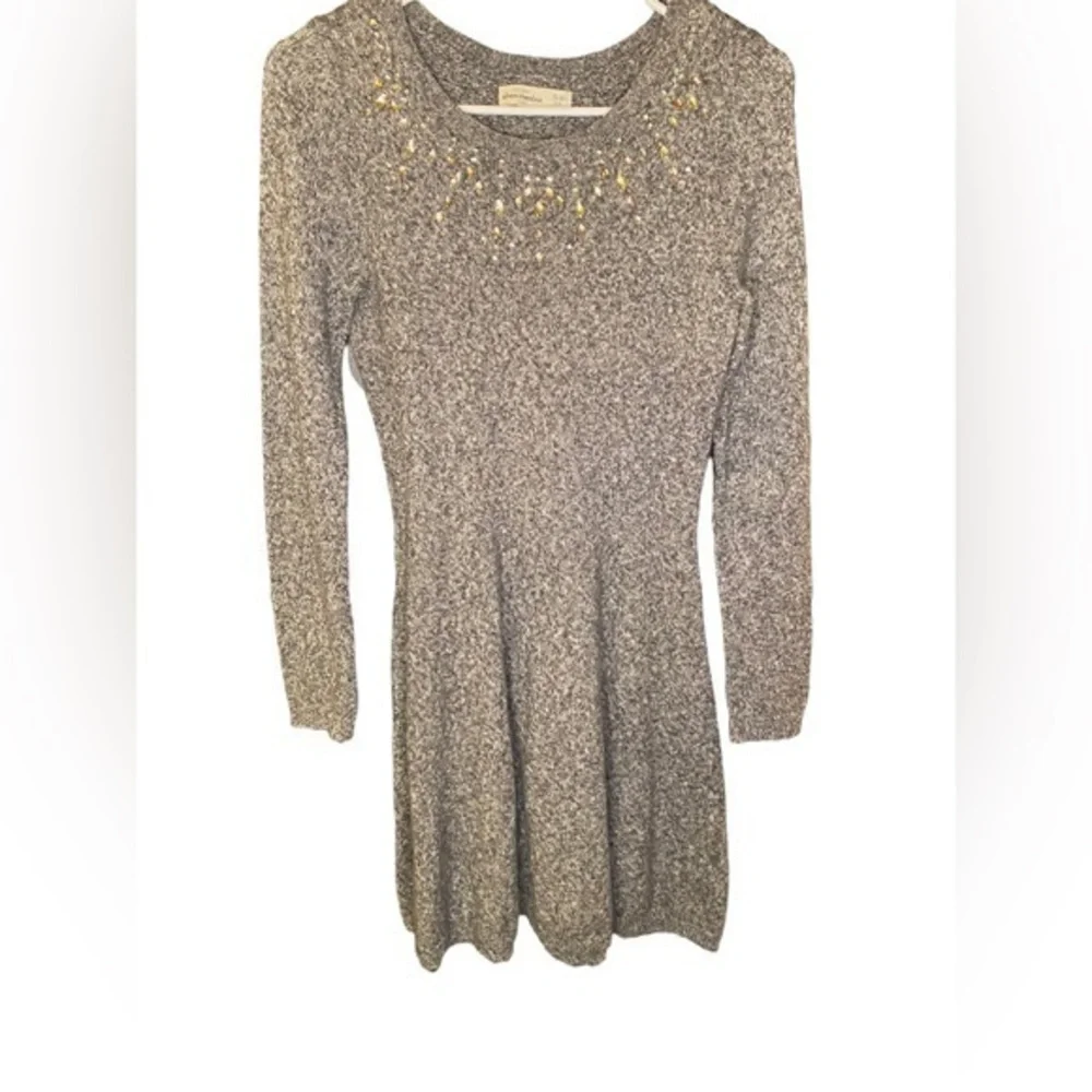 Abercrombie kids jeweled bling sweater dress size 15/16 girls
