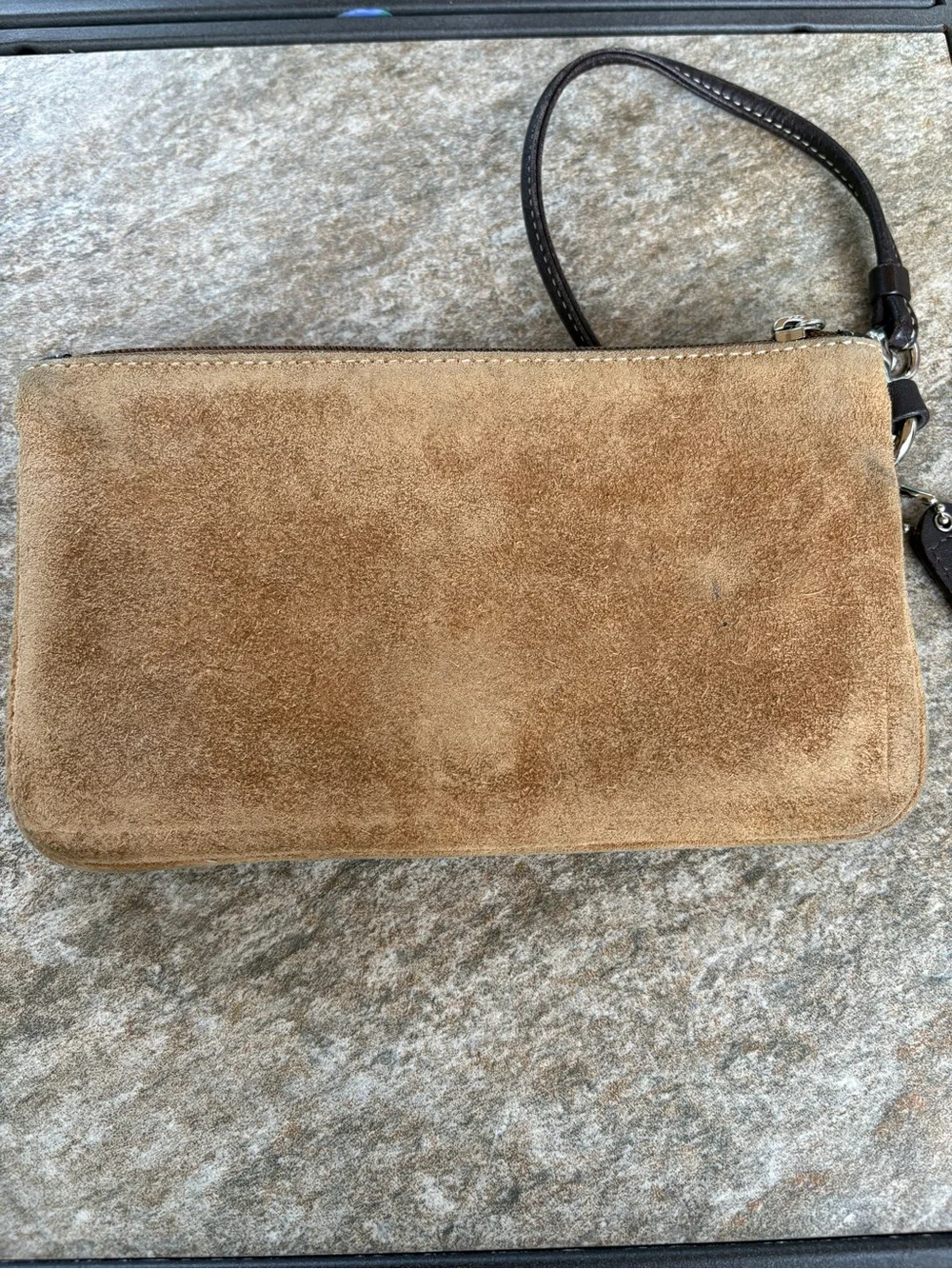 Coach brown vintage sueded