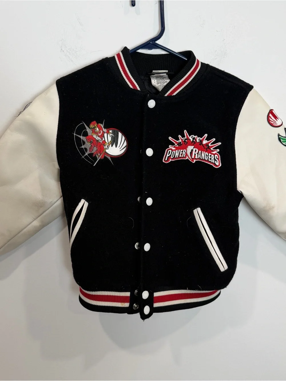 Rare Vintage  Power Rangers Ninja Storm Red Ranger Varsity Jacket