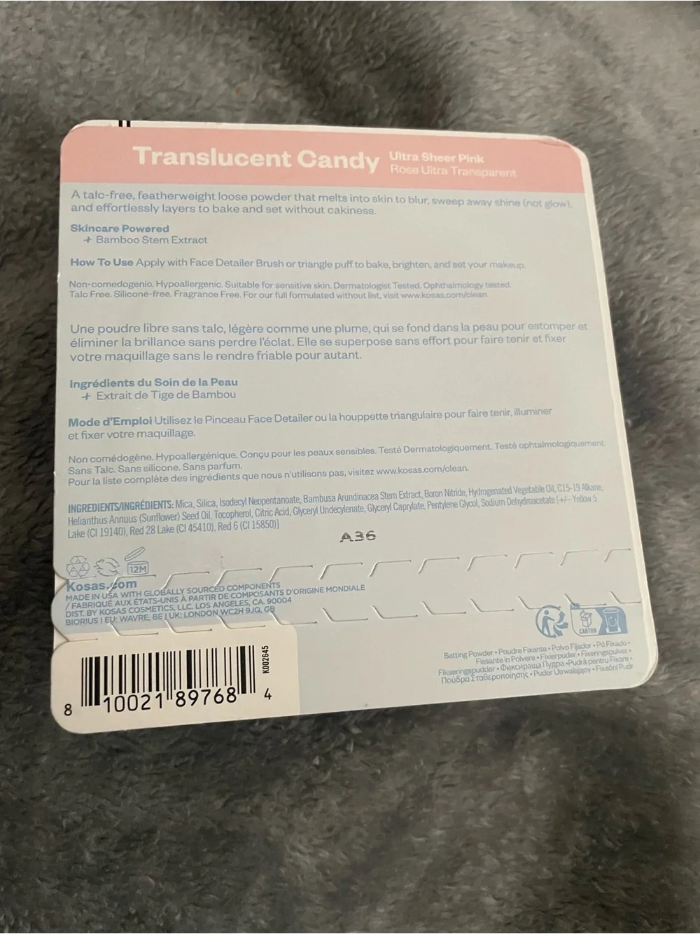 Kosas lightweight translucent
