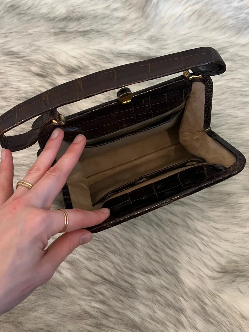 Vintage 1950’s brown