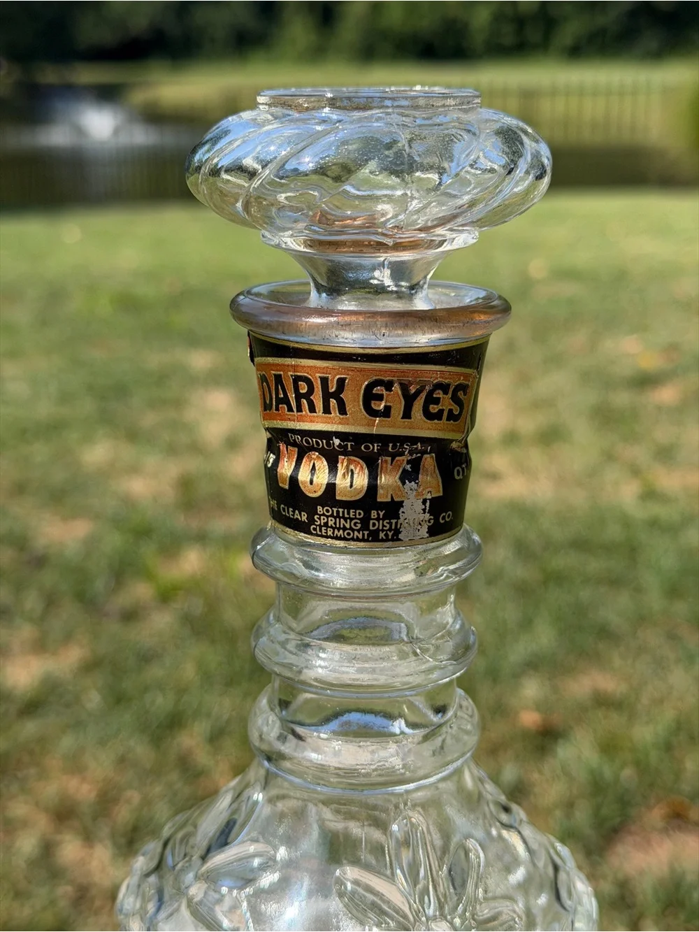 Dark Eyes Vodka vintage dark