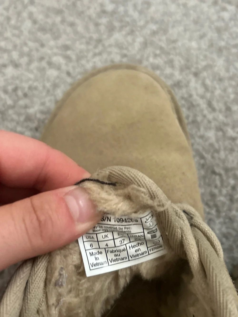 UGG suede ankle