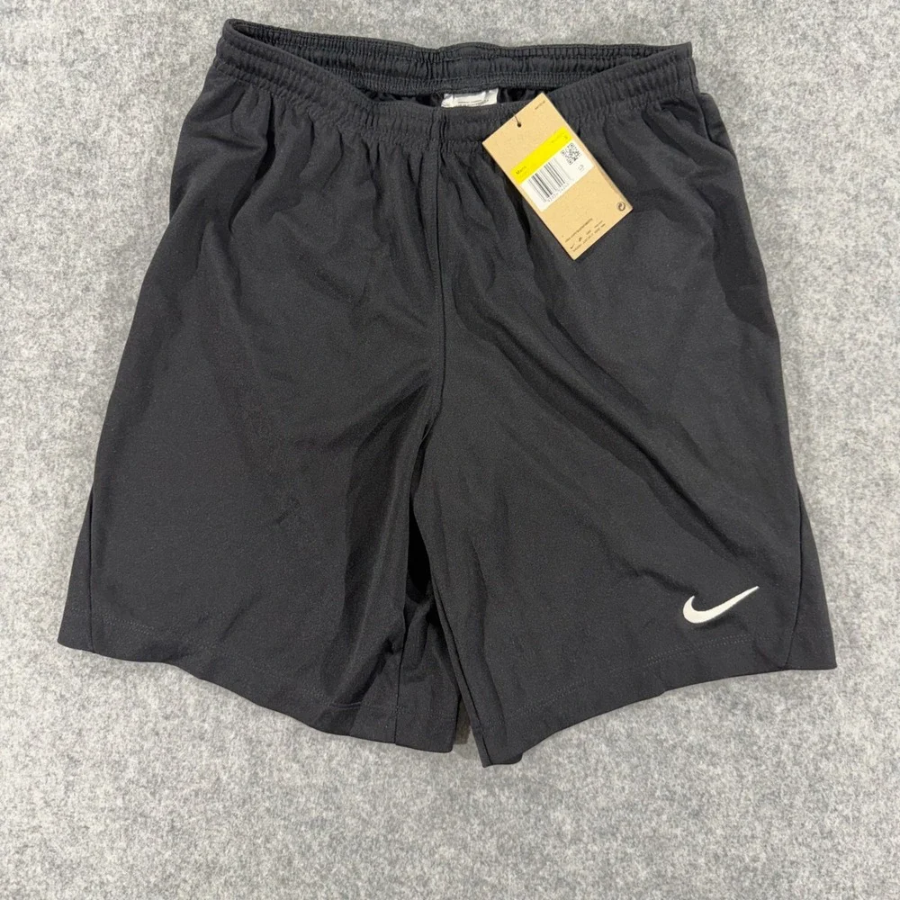 Nike Mens Park III Soccer Shorts Black Athletic Gym Training Size S NWT