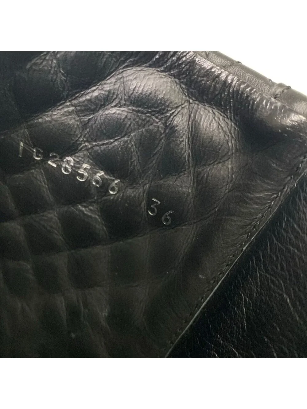Chanel Boots 36 Quilted Black Engineer Lambskin