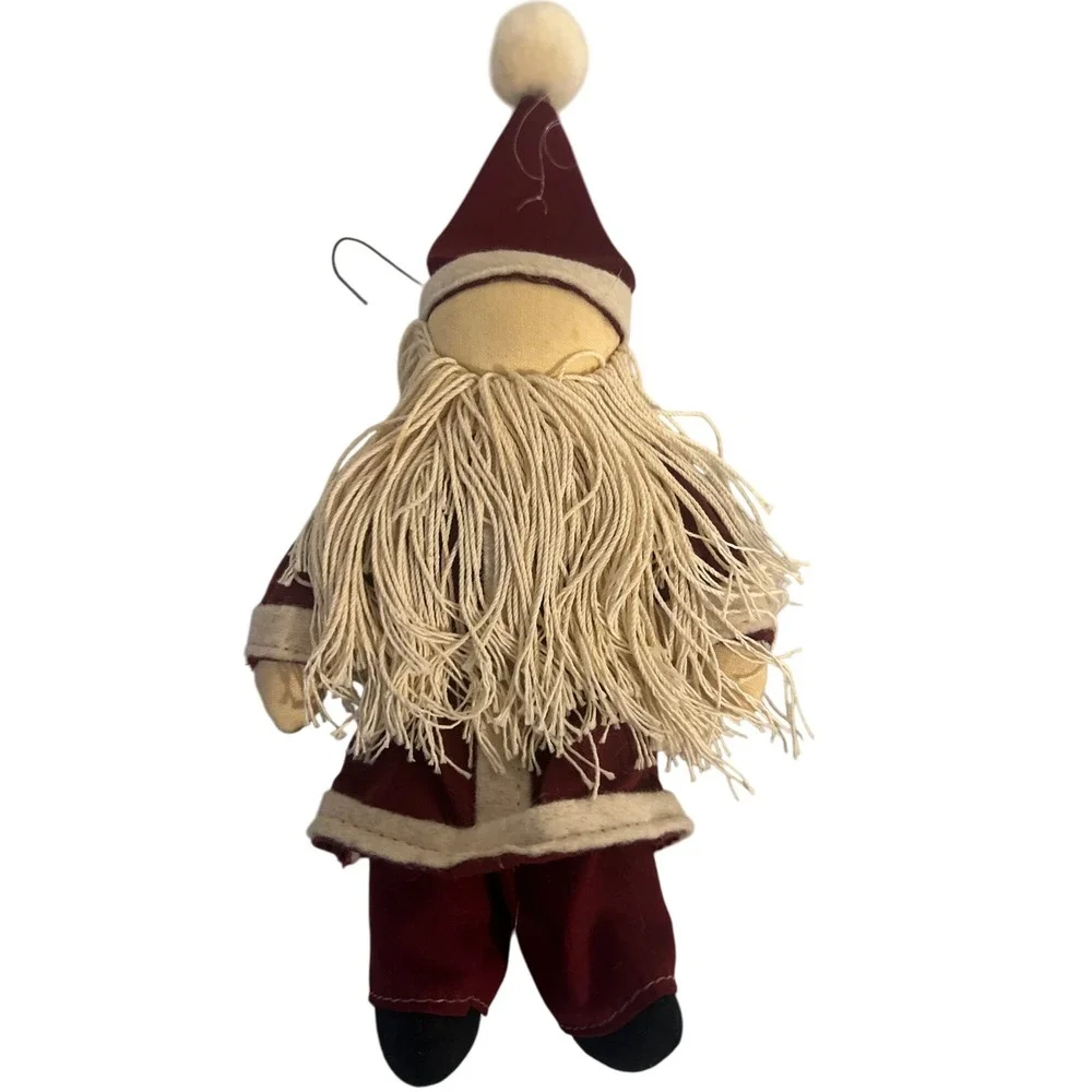 Handmade Fabric Santa Claus Ornament‎ Plush Doll Christmas Decor