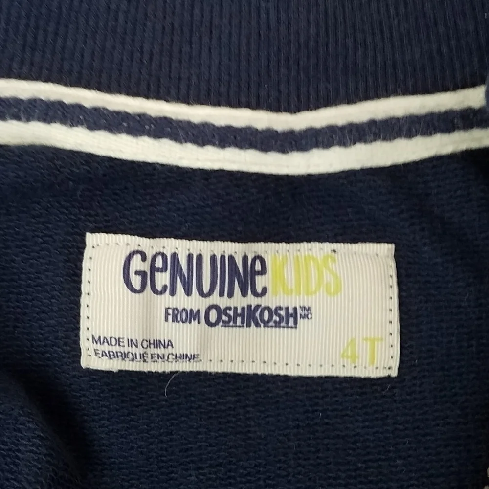 OshKosh Bgosh zipper closure
