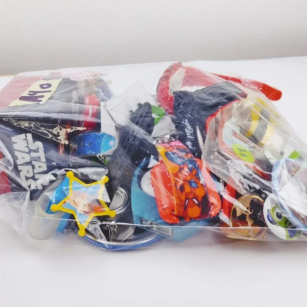 Disney Boys Mix Pop Culture Mystery Jewelry Bundle – 1.6 Pound AS-IS Lot A40