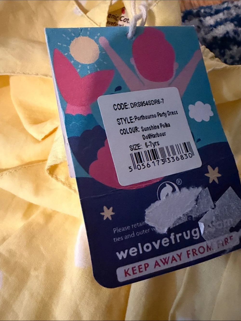 Frugi sunny yellow
