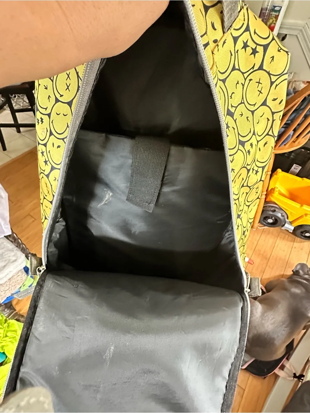 SmileyWorld yellow backpack