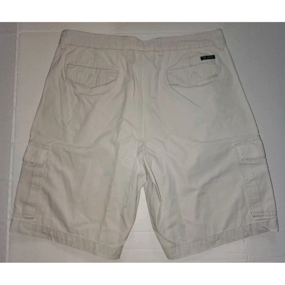 Chaps Cargo Shorts Men's Size 36 Khaki Stretch