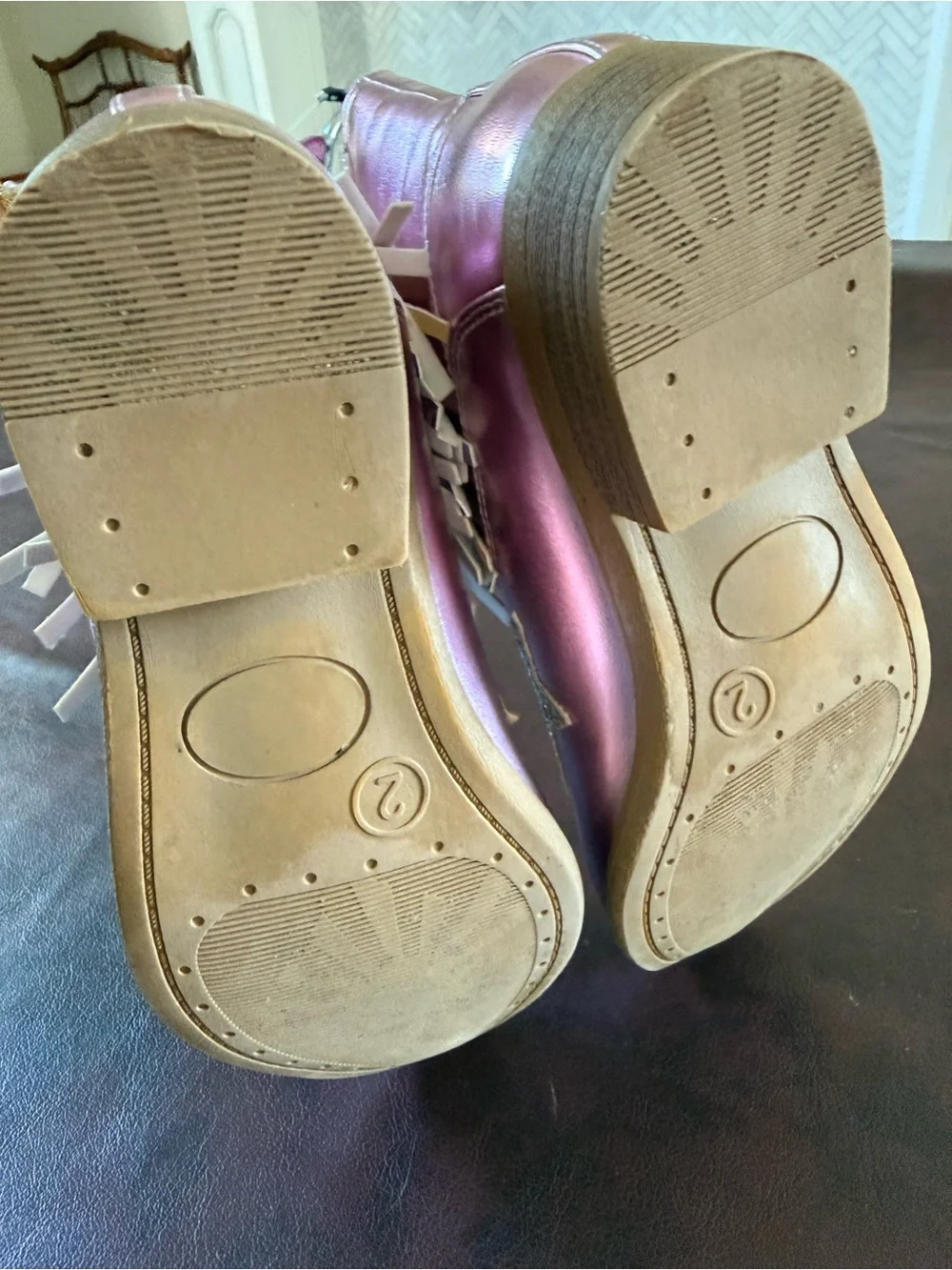 Dream Pairs shiny metallic