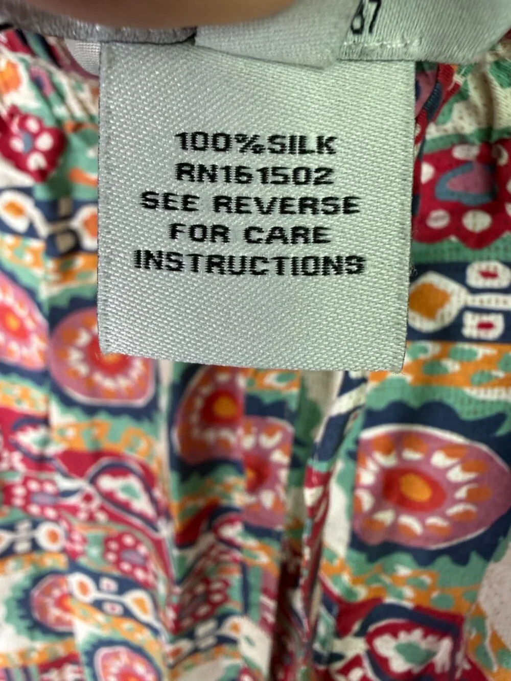 J Peterman Southwest Road Trip Silk Pants Aztec Print Multicolor Boho Sz L