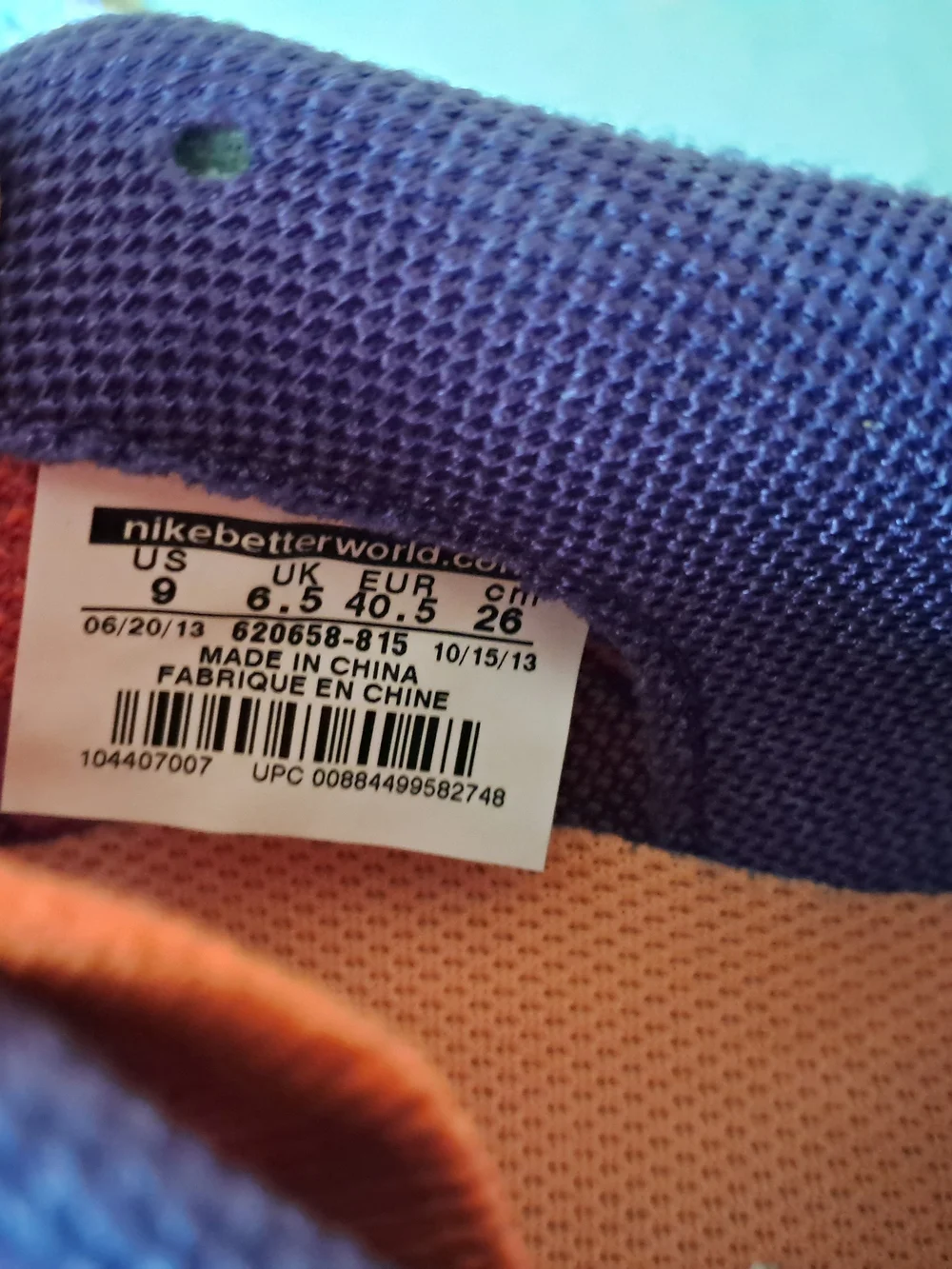 Nike vibrant orange