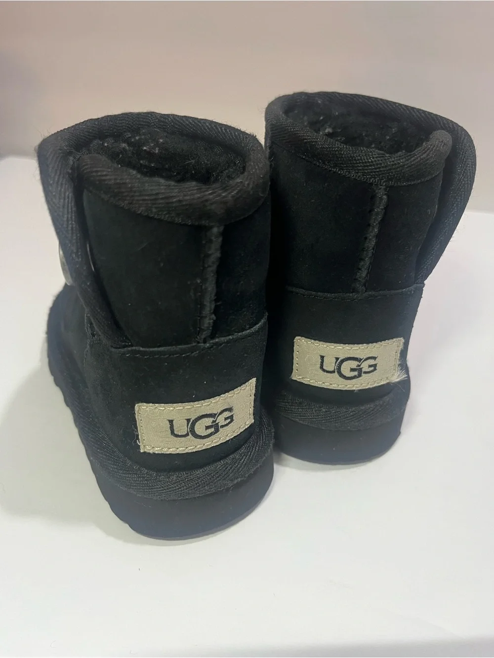 UGG Black Classic Short Kids Boots
