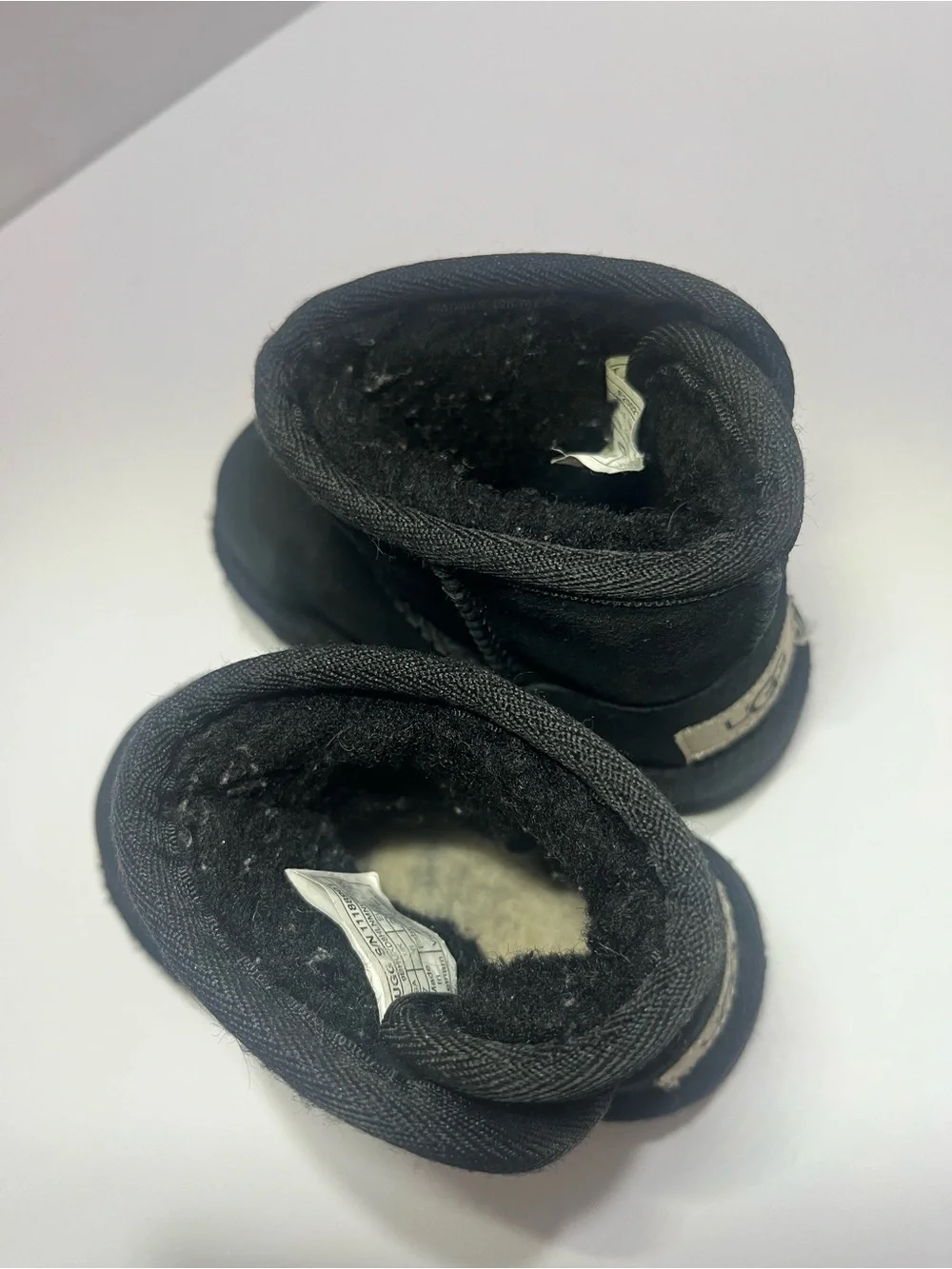 UGG Black Classic Short Kids Boots