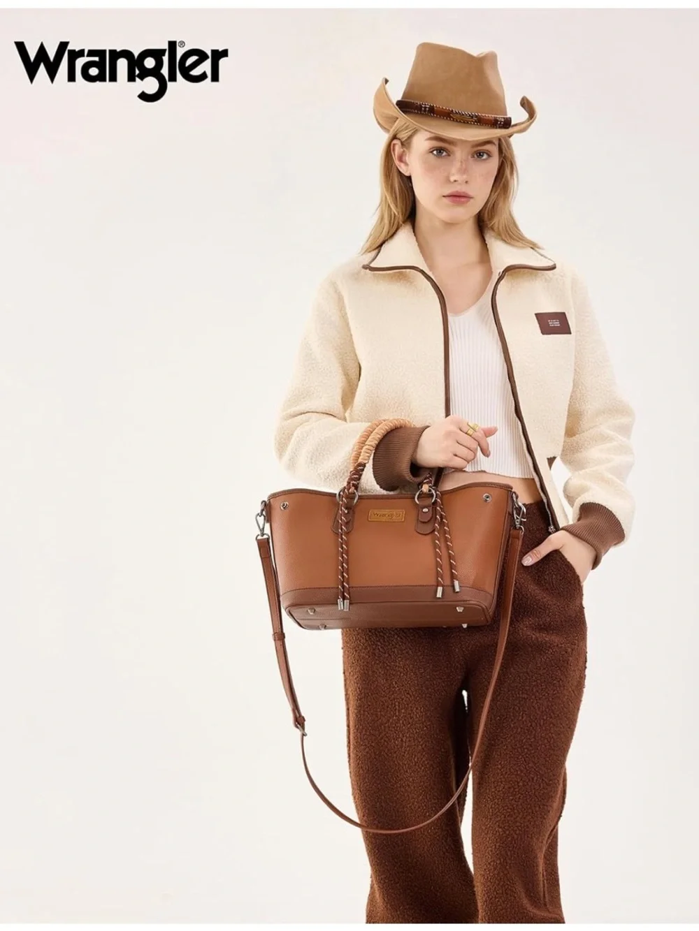 Wrangler structured satchel